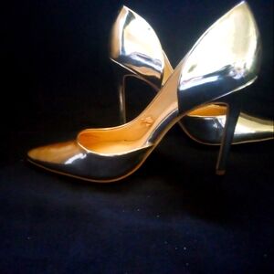 Gold Metallic High Heels